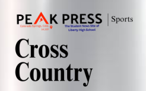 Logo for Liberty Cross Country. Visual created by Ryker Sosovec.