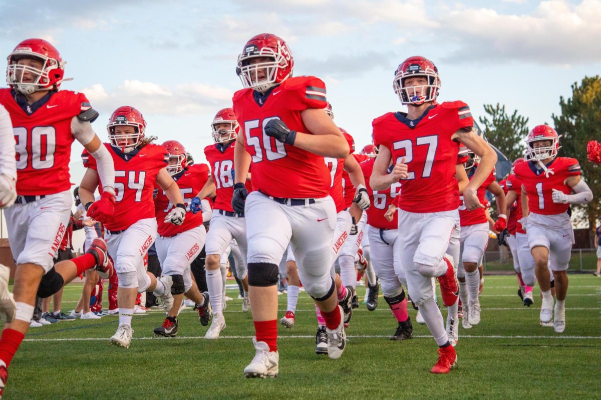 Liberty varsity football’s homecoming game against Denver East, Sept. 13 2024. Photo by Tazlynn Prigge