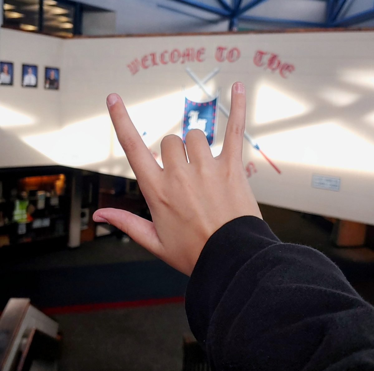 ASL sign at the stairs of Liberty. Courtesy of Gali Loevy.