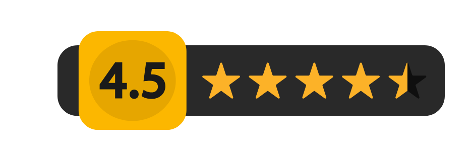 4.5 out of 5 score. Photo from Canva.com.