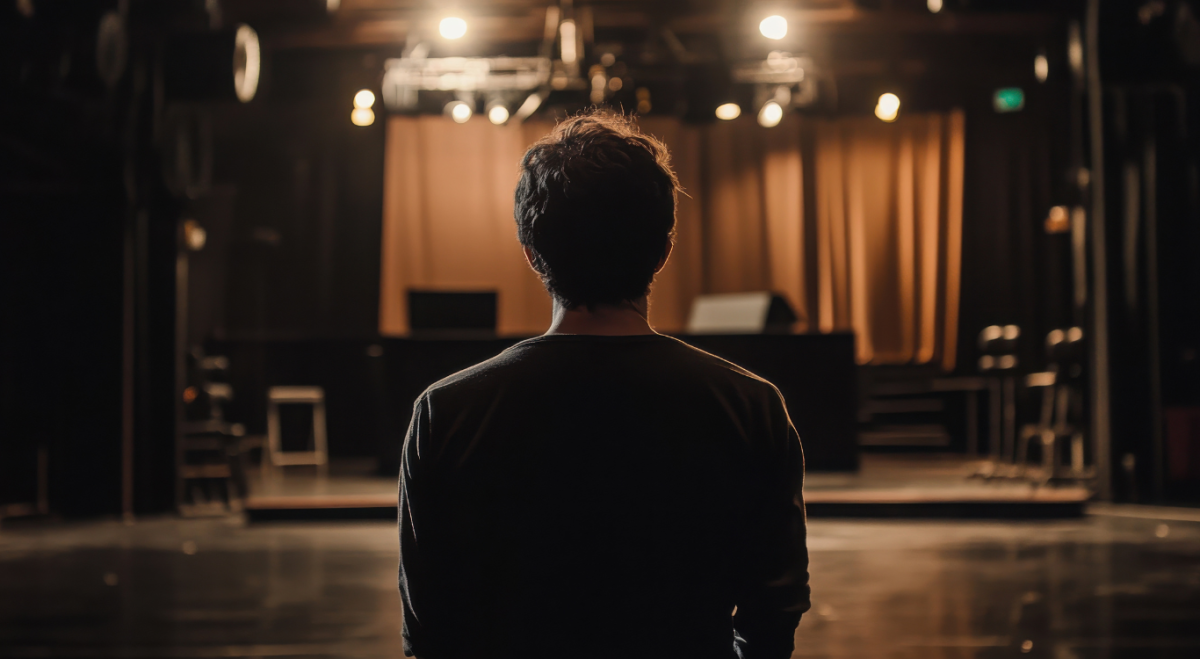 Student looking to audition on stage. Photo from Canva.com. 