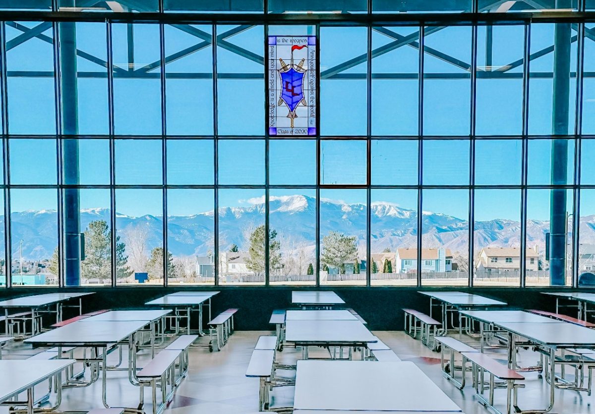 LHS lunchroom. Photo from liberty.asd20.org.