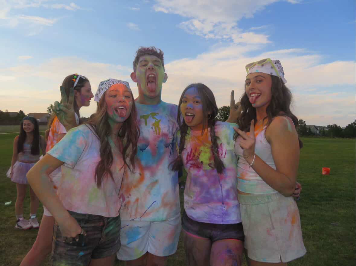 Photo from powder dance given by Connor Kolahi-Koocheki.