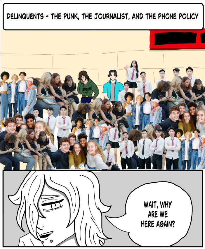 Delinquents: Chapter 1 - The Punk, The Journalist and the Phone policy