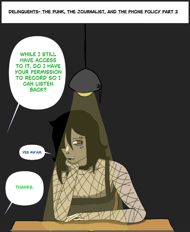 Delinquents: Chapter 2 - The Punk, The Journalist, and the Phone Policy