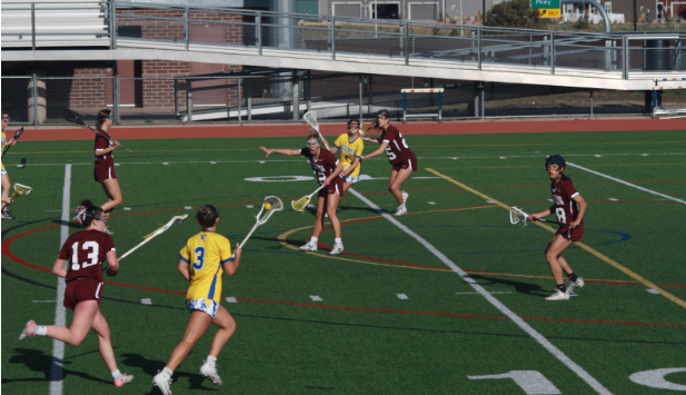 Photo by Harper Downey from the Apr 7 game against Cheyenne Mountain.
