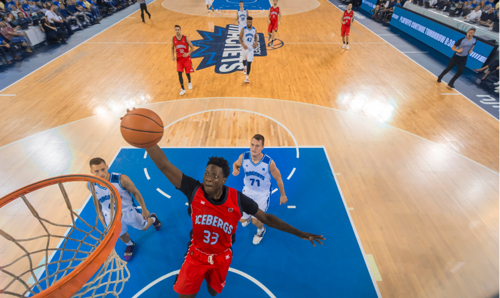 Athlete competing in a basketball game. Photo from Canva.com. 